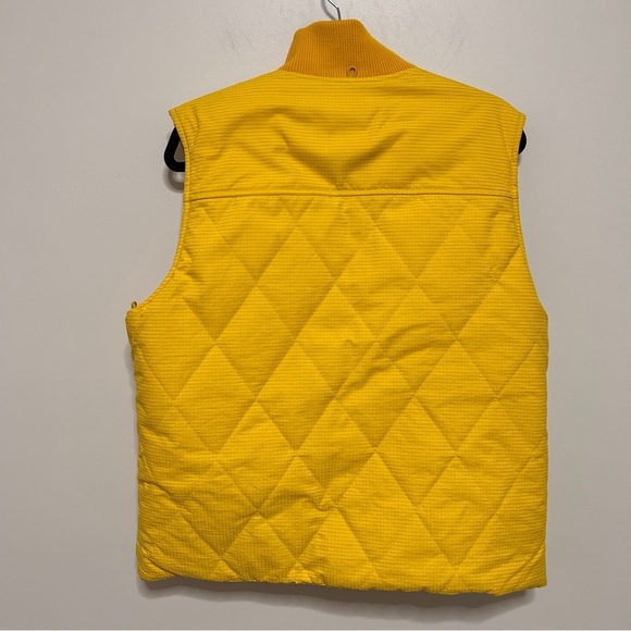 Tommy Hilfiger Vintage Yellow Quilted Vest  Insert Women’s Medium Outerwear Fall - Picture 8 of 16